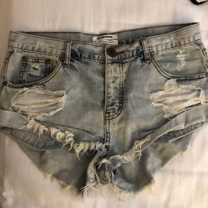 One Teaspoon Jean Shorts